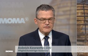 Roderich Kiesewetter Heute im Moma - bald bei uns